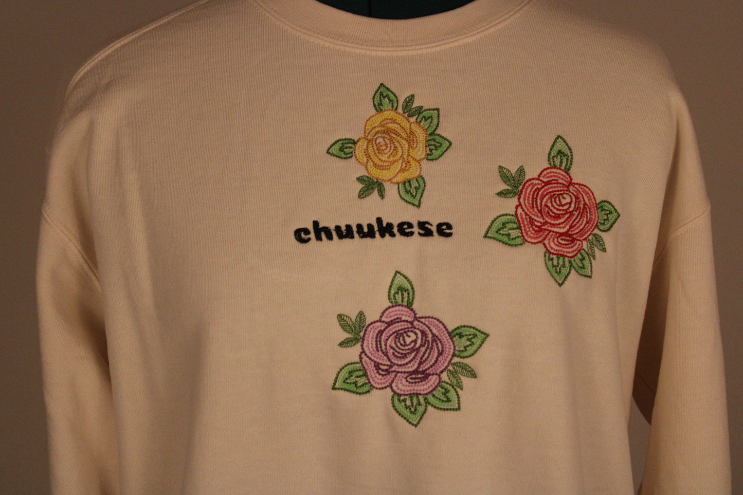 Chuukese Rose Sweatshirt