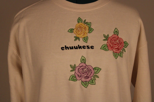 Chuukese Rose Sweatshirt